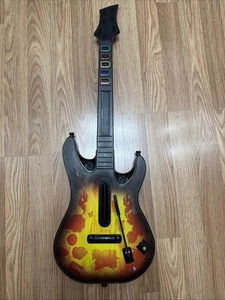 RedOctane Xbox 360 Guitar Hero World Tour Wireless Controller Sunburst TESTED - Picture 1 of 6