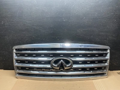 Передняя верхняя хромированная решетка радиатора для Infiniti QX56 2008–2010 годов выпуска V2678 PS - Изображение 1 из 4