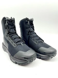 New Under Armour Charged Valsetz Black Tactical Boots for Men Size 9.5 - Picture 1 of 8