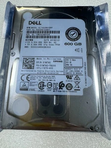 New Dell 600GB 15k RPM 2.5" Hdd AL14SXB60ENY 01W7HC 1W7HC 0 hour no caddy - Picture 1 of 4
