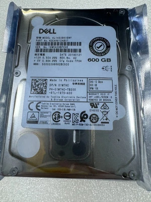 New Dell 600GB 15k RPM 2.5" Hdd AL14SXB60ENY 01W7HC 1W7HC 0 hour no caddy - Image 1 of 4