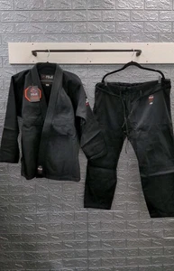 New FUJI All Around BJJ GI Kimono Black Sz A2 - Picture 1 of 16