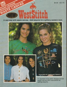 Weststitch - Kreuzstich MUSTER - Waste Canvas - Country Cowboy - Bild 1 von 2