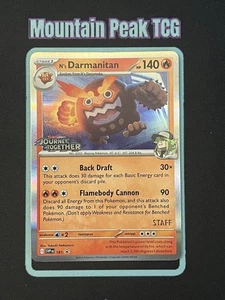 NM N's Darmanitan - SVP 181 STAFF Prerelease Promo - Pokemon Card - Picture 1 of 2