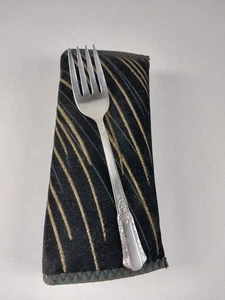 WM ROGERS Vintage ORIGINALE ROGERS I S forchetta placcata argento 6" cena dessert - Foto 1 di 15