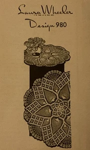 x980 Vintage mail order LW Pineapple Doily Pattern to Crochet (Reproduction) - Picture 1 of 2
