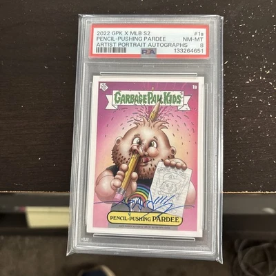 Alex Pardee GPK Series 2 Artist Portrait Autograph 1a Certified 8 - Image 1 of 2