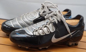 2008 Nike Total 90 II FG Shoot Strike 8 US Black Silver Blue Air Zoom Mercurial - Bild 1 von 10