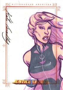 Justice League Archives Sketch Card by Kate Bradley of Huntress - Picture 1 of 1