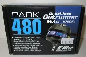 E-flite Park 480 Brushless Outrunner Motor, 1020Kv: 3.5mm Bullet #EFLM1505 NIP - Picture 1 of 3