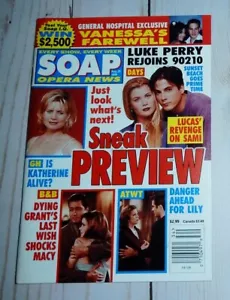 Soap Opera News Magazine Vanessa Marcil GH Luke Perry Days Sami Lucas 1998 - Bild 1 von 1