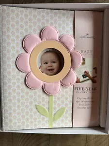 Hallmark baby five-year memory book Flower Girl Pink Garden