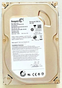 Festplatte 500Gb Seagate SATA 3,5" HD leise schnell ideal für DVR - Bild 1 von 6