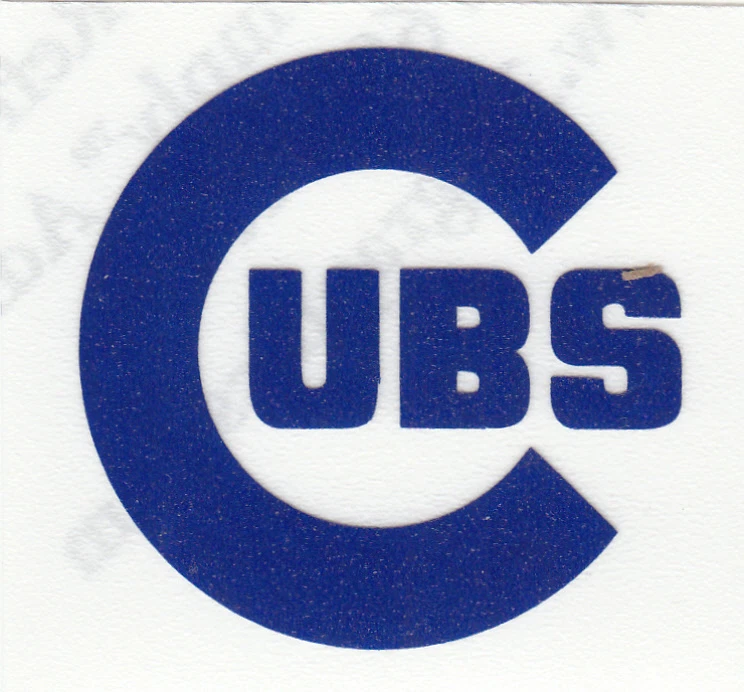 REFLECTANTE Chicago Cubs 2 pulgadas casco de bomberos calcomanía pegatina ventana Yeti  Foto 1 de 1