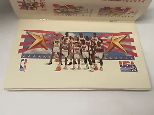 USA Dream Team Men’s Basketball Panel Uncut 1991 Skybox Mark & See Mini Magic - Picture 1 of 16
