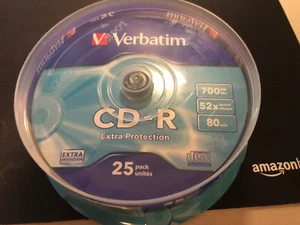 25x CD-ROM CD-R Verbatim 700MB 80min - Foto 1 di 1