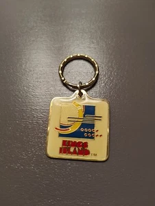  Rare Vintage-Retro 1980s Kings Island Enamel Keychain With Original Price Tag! - Bild 1 von 2