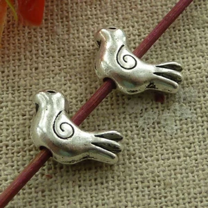 Free Ship 110 pcs tibetan silver bird spacers 15x8mm L-2970 - Picture 1 of 4