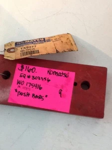 Komatsu Push Bar Block TX8277 - Picture 1 of 4