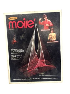 Vtg MCM 60's/70's String Line Art Kit RAPCO INC MOIRE' Rocket Model #7271 NIB - Picture 1 of 6