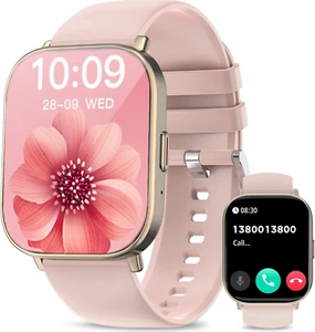 Reloj Inteligente Bluetooth De Mujer Samsung Android Rosa Para - Picture 1 of 8