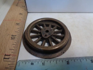 Original American Flyer Plain Drive Wheel W.O. 4166 (Brass) for Prewar "O" Gauge - Picture 1 of 3