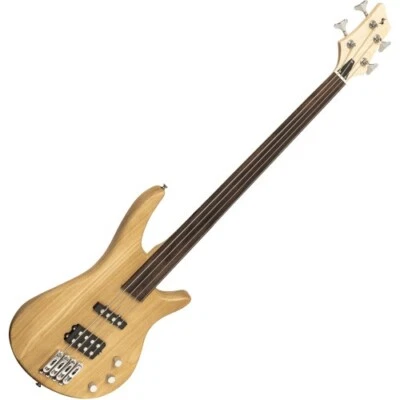 STAGG Fusion-Bass SBF-40 NAT FL Fretless E-Bassgitarre B-Ware - Bild 1 von 2
