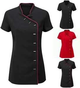 Damen SPA Nagelsalon Therapeut Pflegekräfte Uniform Beauty Tunika Oberteil für Friseur  - Bild 1 von 7