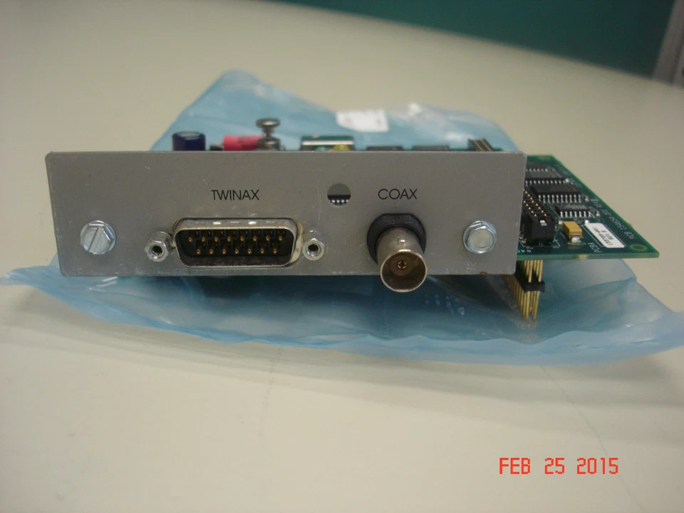 156075-001  TWINAX/COAX I/O  CONTROL MODULE FOR PRINTRONIX P5000 SERIES PRINTERS - Image 1 of 3