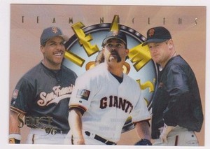 1996 Select Team Nucleus #18 S.F Giants, Williams, Bonds & Beck - Near Mint