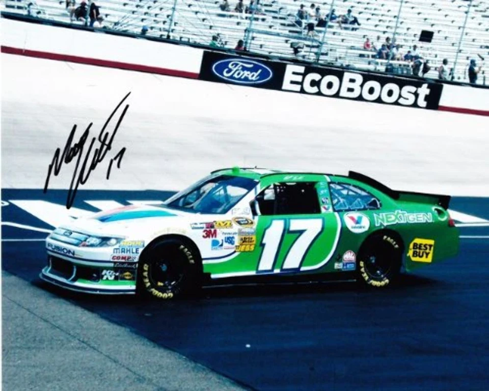 Autografiado 2012 Matt Kenseth #17 Valvoline Next Gen Verde (Ford EcoBoost) Firmado Foto 1 de 1