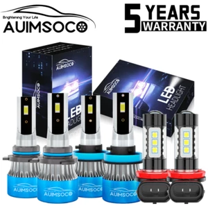 For Nissan Rogue 2.5L 2008-2013 6500K LED Headlight High Low Fog Light Bulbs Kit - Picture 1 of 18