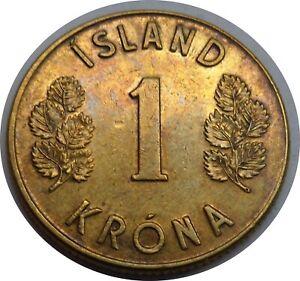 Island  1 Krona 1973 ## 1
