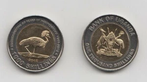 UGANDA: Bimetallic coin of  1000  SHILLINGS.2019 - Mint condition - Picture 1 of 1