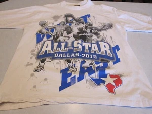 Kobe Bryant vs Lebron Jame NBA 2010 All Star Game Dallas Vintage Shirt Size 3XL - Picture 1 of 8