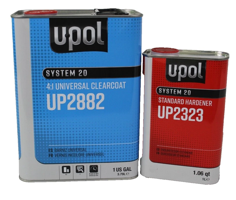 U-POL UP2882 Universal Urethane Clear Coat Gallon Kit W/ UP2323 Std Hardener - Image 1 of 1