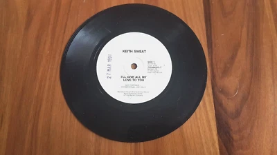 KEITH SWEAT I'II GIVE ALL MY LOVE TO YOU PROMO SINGLE RECORD PROMO AUSTRALIA - Image 1 of 3