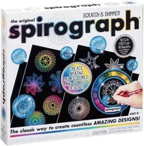 THE ORIGINAL SPIROGRAPH - SCRATCH AND SHIMMER SET - CREATE AMAZING DESIGNS -NEW - Picture 1 of 2