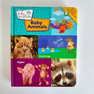 Baby Einstein: Baby Animals book by Disney (Board book) - Foto 1 di 8