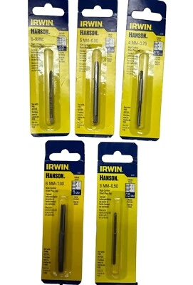 IRWIN 8312, 8327, 8318, 8323, 8018 High Carbon Steel Plug Tap (LOT OF 5) *SALE* - Image 1 of 4