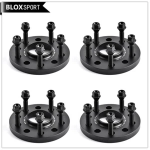 4Pc 20mm Saab 9-3 9-5 HubCentric Wheel Spacers 5x110 CB65.1 with extended bolts - Picture 1 of 9