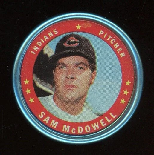 1971 Topps Coins Baseball #86 Sam McDowell *d2