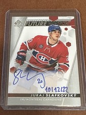 22-23 SP Authentic Future Watch INSCRIBED AUTO #149 Juraj Slafkovsky /999