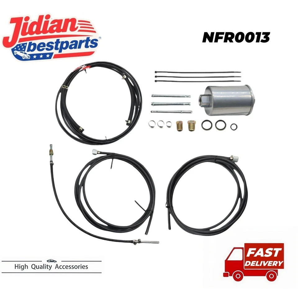 For 1988-97 Chevrolet C1500/2500 K1500/2500 Truck Nylon Fuel Lines Kit GAS — 第 1/4 张图片