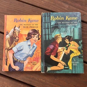 LOT: 2 Vintage Children's Mystery Books Robin Kane Eileen Hill 1966 Whitman - Bild 1 von 12