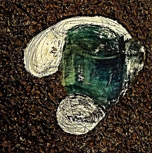 SUPERB ORIGINAL BRIAN MORTIMER "ANGER (Past and Present)" OUTSIDER ART PAINTING - Picture 1 of 1