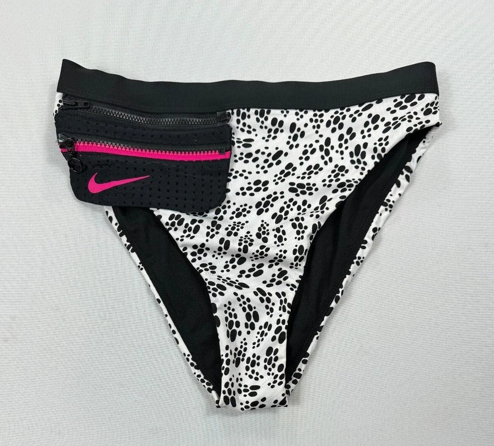 Nike Women's Party Dots High Waist Bikini Bottoms retails size M