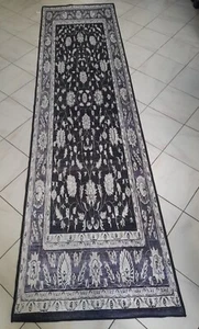 NEW RUBBER BACKED PERSIAN TRADITIONAL DESIGN FLOOR HALLWAY RUNNER RUG 80X300CM - Picture 1 of 13