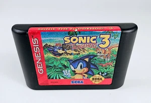 Sonic The Hedgehog 3 (Sega Genesis, 1994) Cartridge Only Tested Working Cleaned - Picture 1 of 4