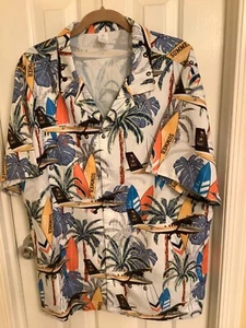 Hawaiian Aloha Shirt - US Army UV-18 Twin Otter Large - Picture 1 of 2